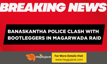 Banaskantha Police Clash with Bootleggers in Magarwada Raid